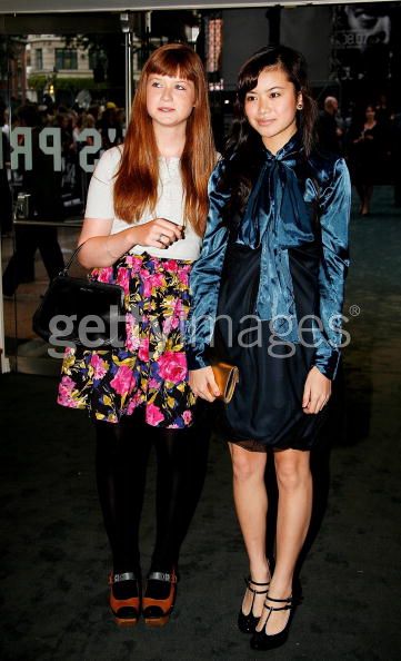 Click for biggification and Katie Leung who dressed like a 60 year old yet